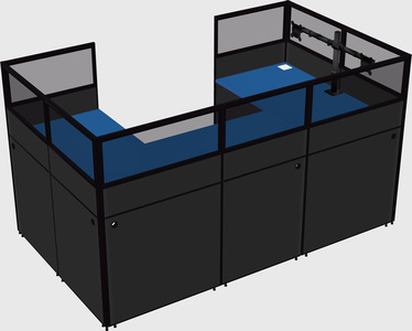 Cabine en u