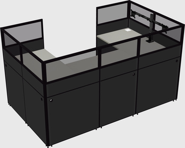 Cabine en u