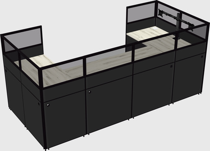Cabine en u