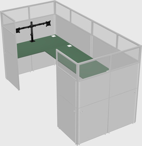 Cabine en u