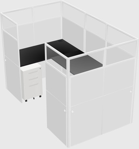 Cabine en u