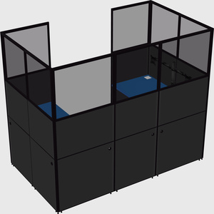 Cabine en u