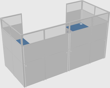 Cabine en u