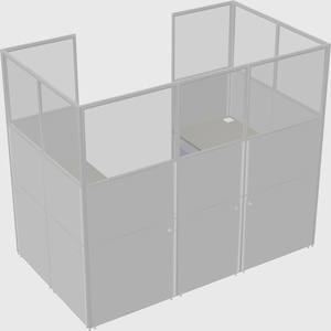Cabine en u