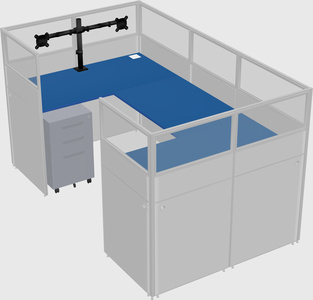Cabine en u