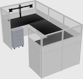 Cabine en u