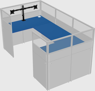 Cabine en u