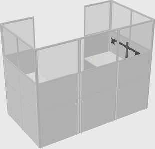 Cabine en u