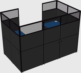 Cabine en u