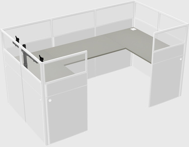Cabine en u