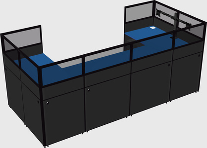 Cabine en u