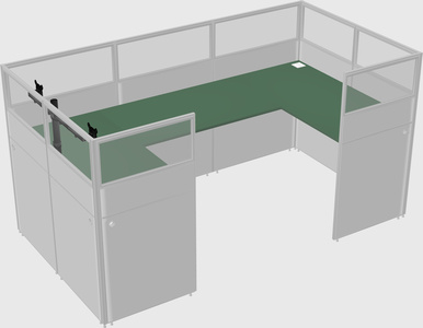 Cabine en u