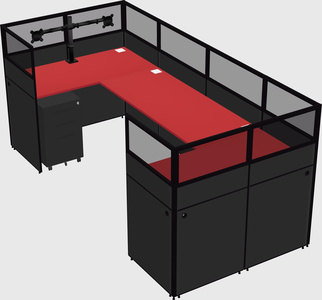 Cabine en u