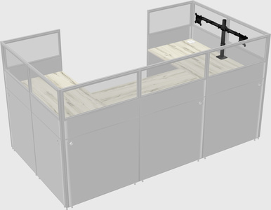 Cabine en u