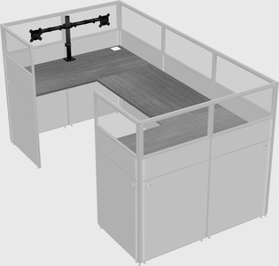 Cabine en u