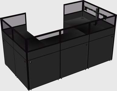 Cabine en u