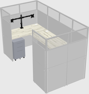Cabine en u