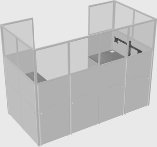 Cabine en u