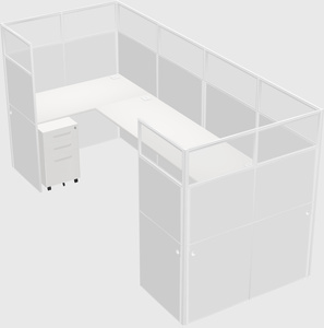 Cabine en u