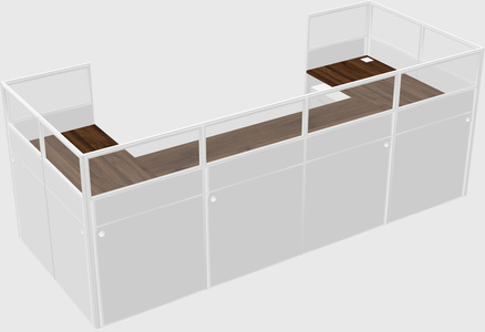 Cabine en u