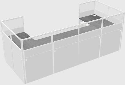 Cabine en u