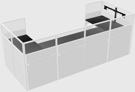 Cabine en u