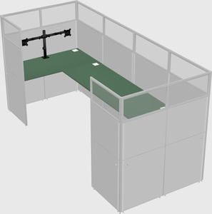 Cabine en u