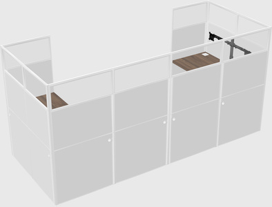 Cabine en u