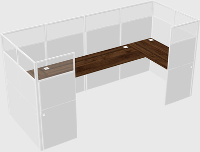 Cabine en u