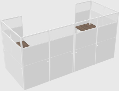 Cabine en u