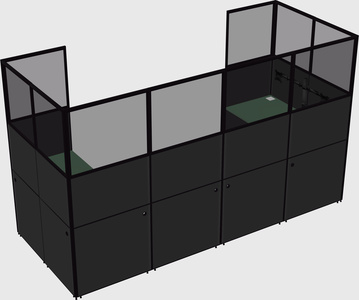 Cabine en u