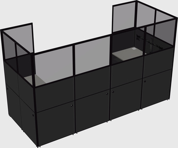 Cabine en u