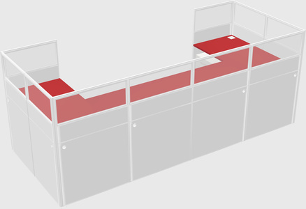 Cabine en u