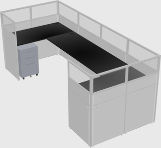 Cabine en u