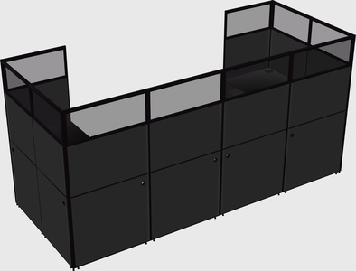 Cabine en u
