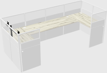 Cabine en u
