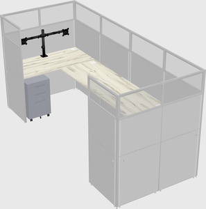 Cabine en u