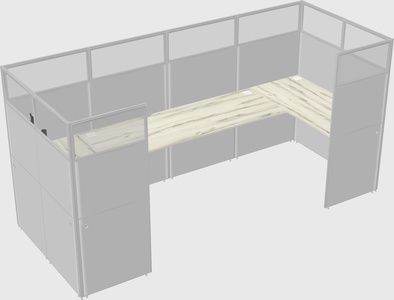 Cabine en u