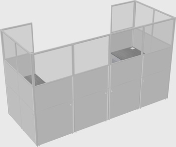 Cabine en u
