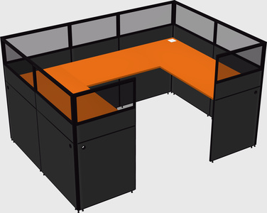 Cabine en u