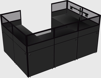 Cabine en u
