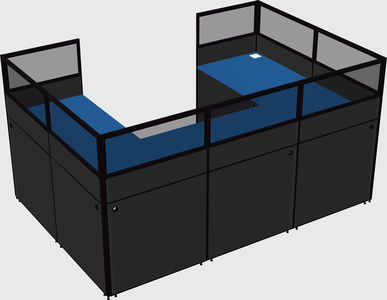 Cabine en u