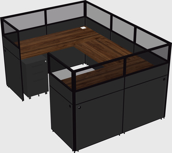 Cabine en u