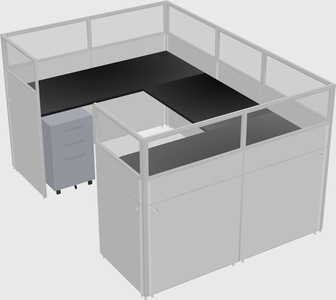 Cabine en u