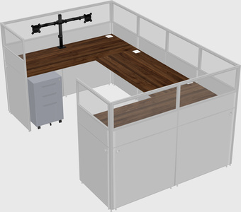 Cabine en u