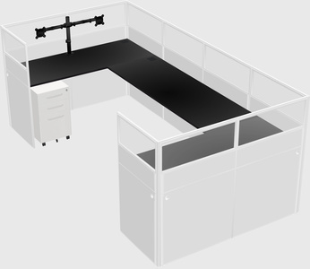Cabine en u