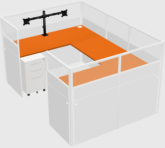 Cabine en u
