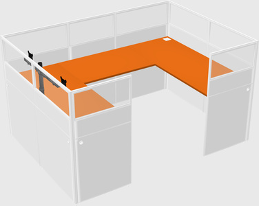 Cabine en u