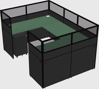 Cabine en u
