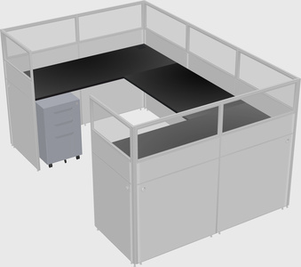 Cabine en u
